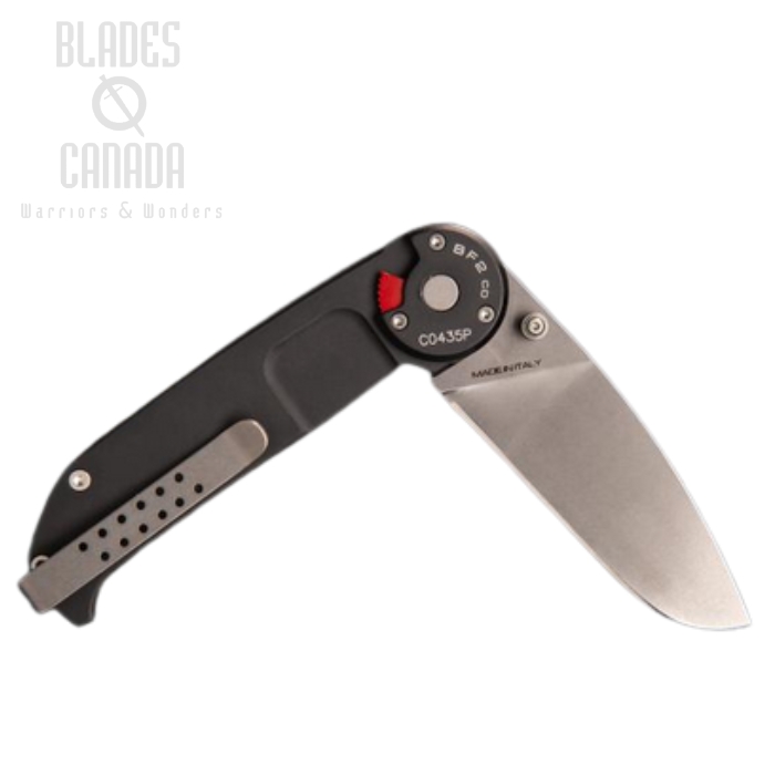 Extrema Ratio BF2 CD Folding Knife, N690 Stonewash, Aluminum Black